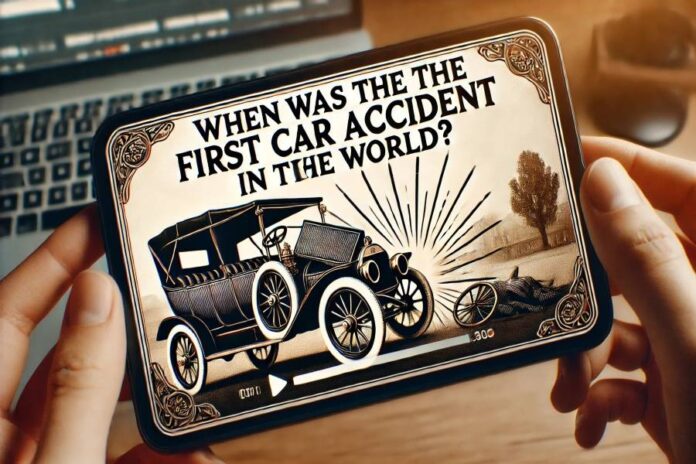 When Was The First Car Accident in The World